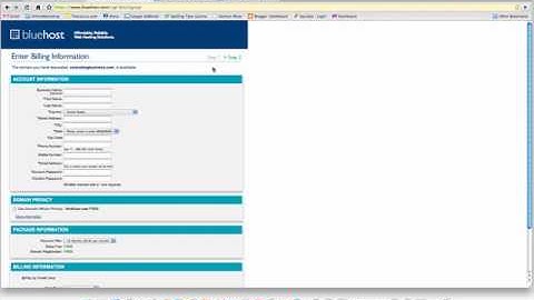 How To Sign Up With Blue Host