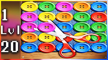 Buttons and Scissors - Gameplay Walkthrough - Levels 1-20