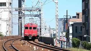 名鉄6003F急行常滑線神宮前2号踏切通過(2024.10.20)