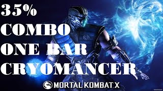 MKX Sub-Zero 35% Combo (Cryomancer, one bar)