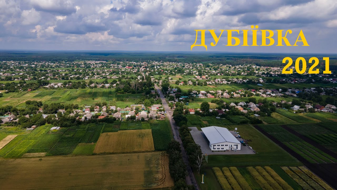 Дубіївка з висоти / зйомка дроном Черкаська область