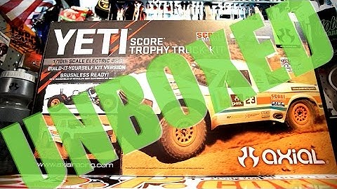 CAMPING WITH COLEMAN | AXIAL YETI SCORE TT KIT | UNBOXING