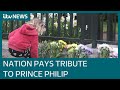 Nation pays tribute to Prince Philip | ITV News