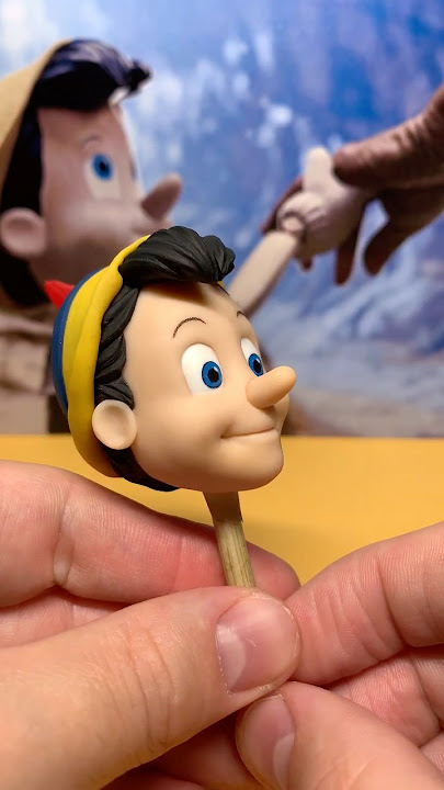 Pinocchio 🧡 #pinocchio #handmade #art #artist #polymerclay #process #sculpting #shorts #cartoon