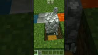 Automatic Cobble Stone Farm In Minecraft || #shorts Automatic Cobble Stone Farm In Minecraft || #shorts