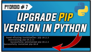 How to upgrade Pip version|See and Upgrade Pip version using terminal|Upgrade Pip version in Pydroid
