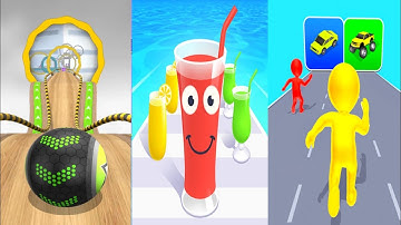 Going Balls, Shape Shifting, Juice Run - Speedrun Gameplay Android iOS