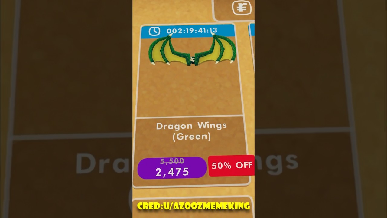 Weekly Item's In Rec Room's Shop! 😳 (Green Dragon Wings)