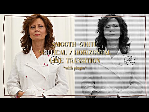 smooth white line transition tutorial in after effects (sapphire plugin)