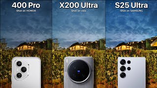 Honor 400 Pro vs Vivo X200 Ultra vs Galaxy S25 Ultra