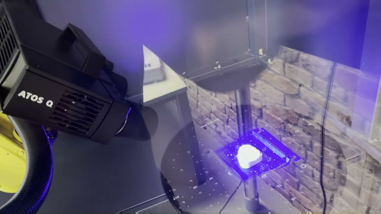 #4 GOM Atos Q 12M reference model scan for metrology grade measurements
