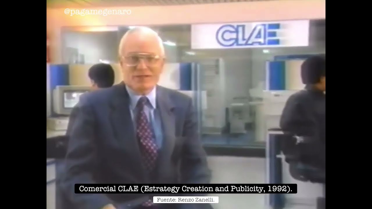 Comercial CLAE (Perú, 1992) / Murió Carlos Manrique