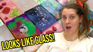 I Made GLASS SOAP!? BEAUTIFUL RESULTS!!!