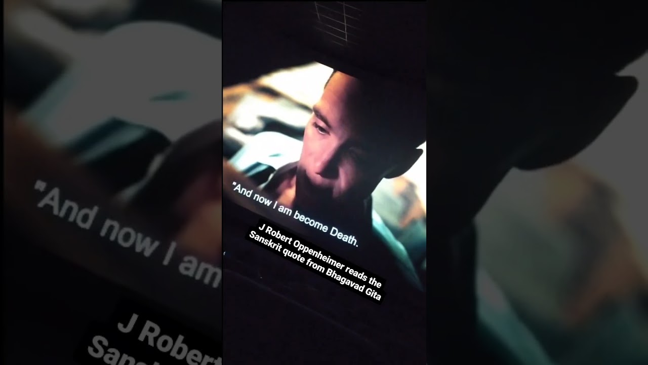 Bhagwat geeta scene in Oppenheimer  