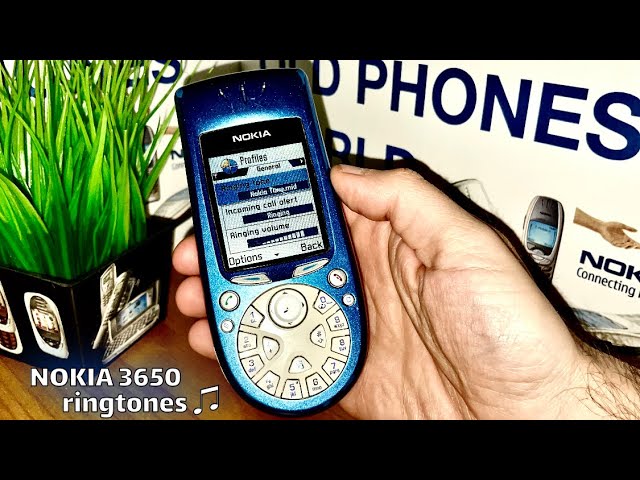Nokia 3650 ringtones ♫ - by Old Phones World class=