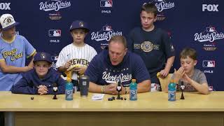 Information Pat Murphy hails William Contreras as Milwaukee Brewers' standout in World Series win Update
