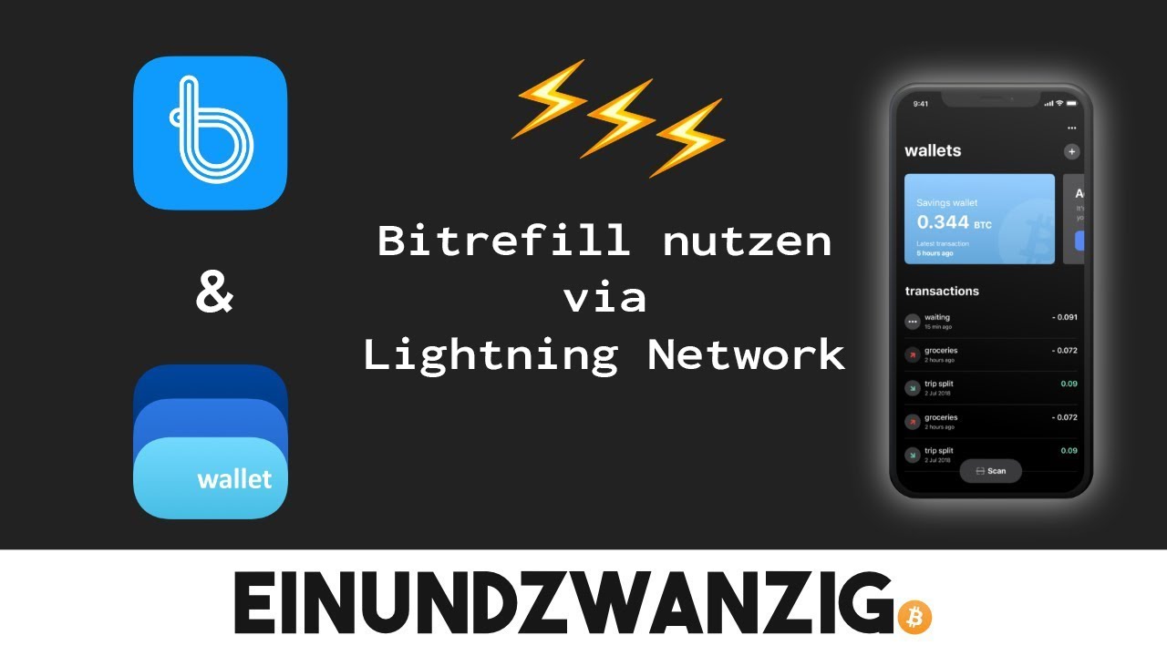 Tutorial - Bitrefill nutzen via Lightning Network mit BlueWallet