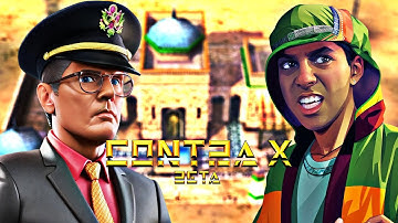 USA Laser vs GLA Stelth Hard Challenge (CONTRA X BETA MOD) C&C Generals Zero Hour