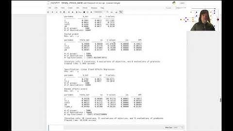 Binary response for panel data 4   dynamic simulation example