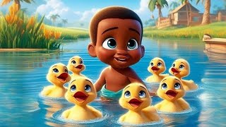 Seven Baby Ducks 🌊🦆 Kids Song
