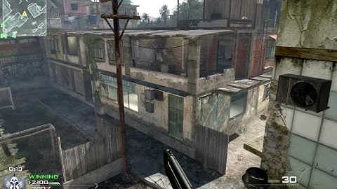 Modern warfare 2: TDM tactical nuke on favela knife only! HD