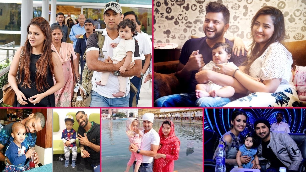 16 Star Indian Cricketers With Their Cute Kids || Indian Cricketers and Their Children