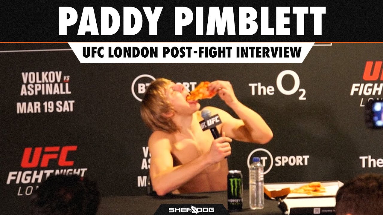 UFC London Post-Fight Interview Paddy Pimblett