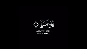 كروما شاشه سوداء قرآن كريم🍁 تلاوة خاشعة من سورة الأعلى🍁 القارئ#هاني_العزوني #القرآن_الكريم