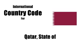 What is the 2 letter country code for Qatar?  - Qatar Country Code |  Telephone Area Codes in Qatar