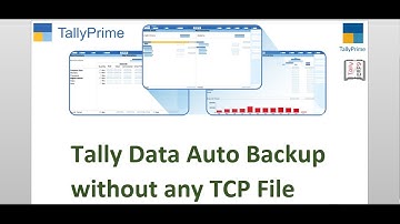 Tally Auto Backup Without TCP File || Tally ERP9 and TallyPrime