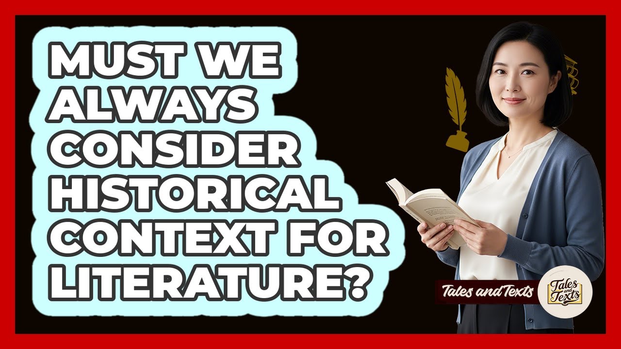 Must We Always Consider Historical Context For Literature?