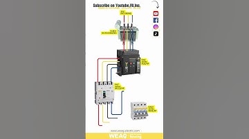 ACB(air circuit breaker) MCCB MCB Connected with Step Down Transformer from 12kV M.V to 0.4kV L.V!