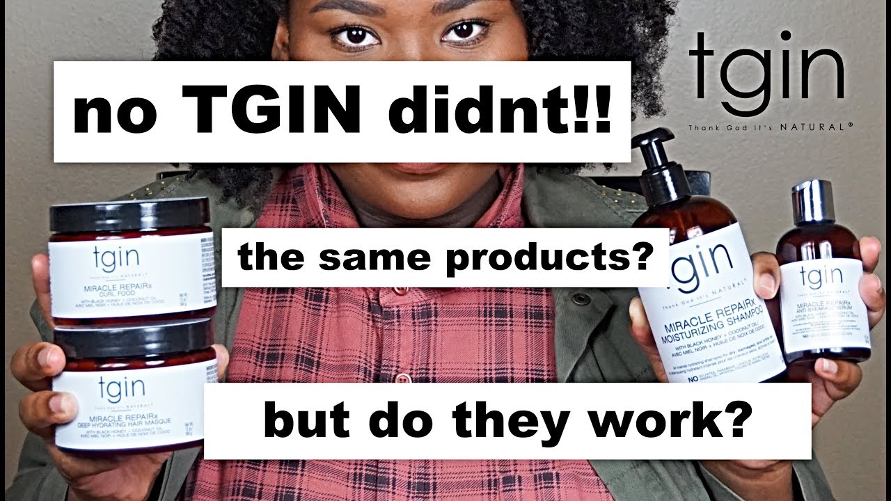 THE SAME PRODUCTS, REALLY? TGIN **NEW MIRACLE REPAIRX LINE | WASH