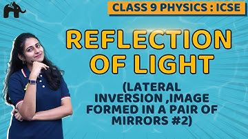 Reflection of light Class 9 ICSE Physics Chapter 7 | Lateral inversion #2