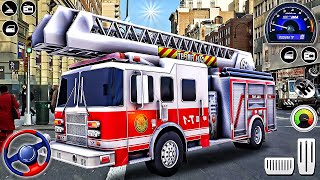 City Fire Truck Driving Simulator - Rescue Firefighter Game 3D | Android Gameplay