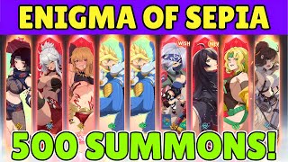 500 SUMMONS!| Enigma of Sepia | TapScreen Gaming