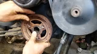 Harmonic Balancer or front crank seal replacement 99 Blazer.