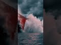Red Tsunami 432hz Music Sound Electronicmusic Tsunami Warning Flood Danger Ai Volcanoe