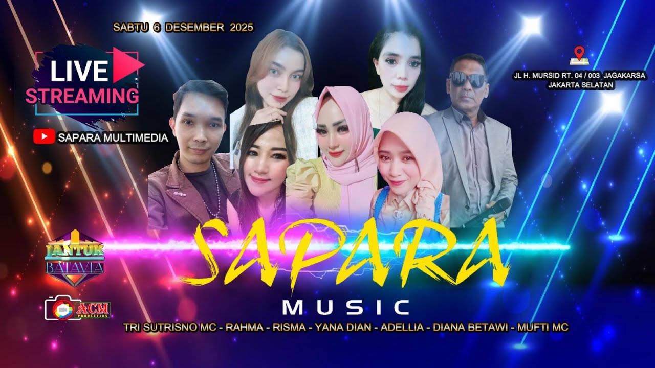 🔴LIVE SAPARA MUSIC - RESEPSI PERNIKAHAN ADITYA S.M DAN ZAHRA NABIHA S.M #livestreaming