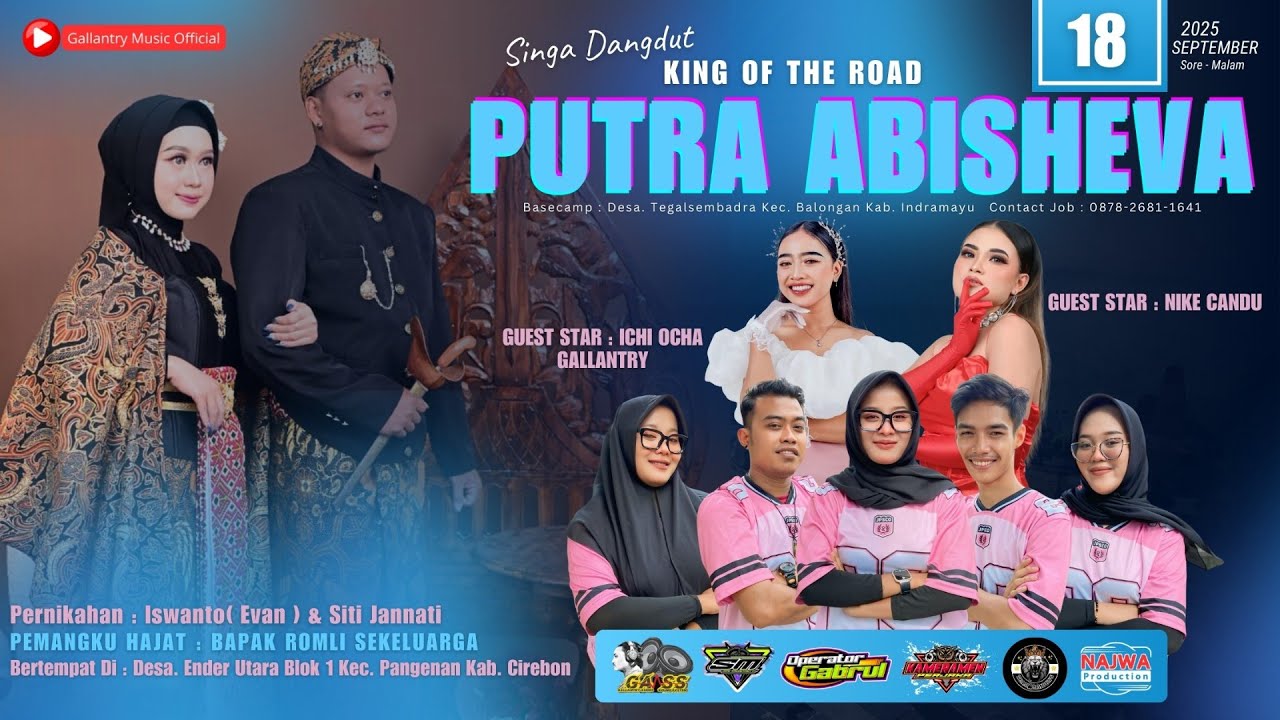 LIVE SINGA DEPOK / PUTRA ABISHEVA / PERNIKAHAN ISWANTO & JANNATI / ENDER  -  18 SEPT 2025