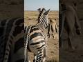 Zebra Chases a Lion! 🦓🦁😱:An Unbelievable Wildlife Reversal/wildlife documentary 4k.