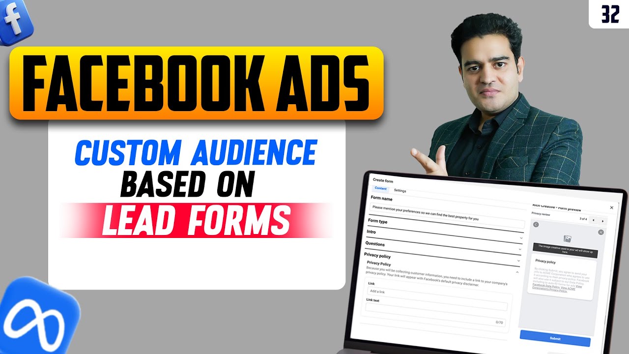 How to Create Facebook Ads Custom Audience Based on Lead Forms | # ...