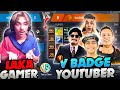 4 v badge youtuber vs laka gamer 15 ki strike hogai mere 