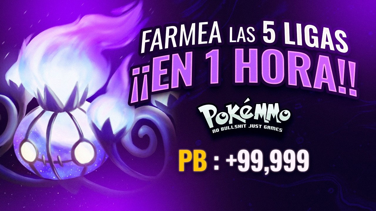 FARMEA TODAS LAS LIGAS con este EQUIPO | PokeMMO (NERFEADO)