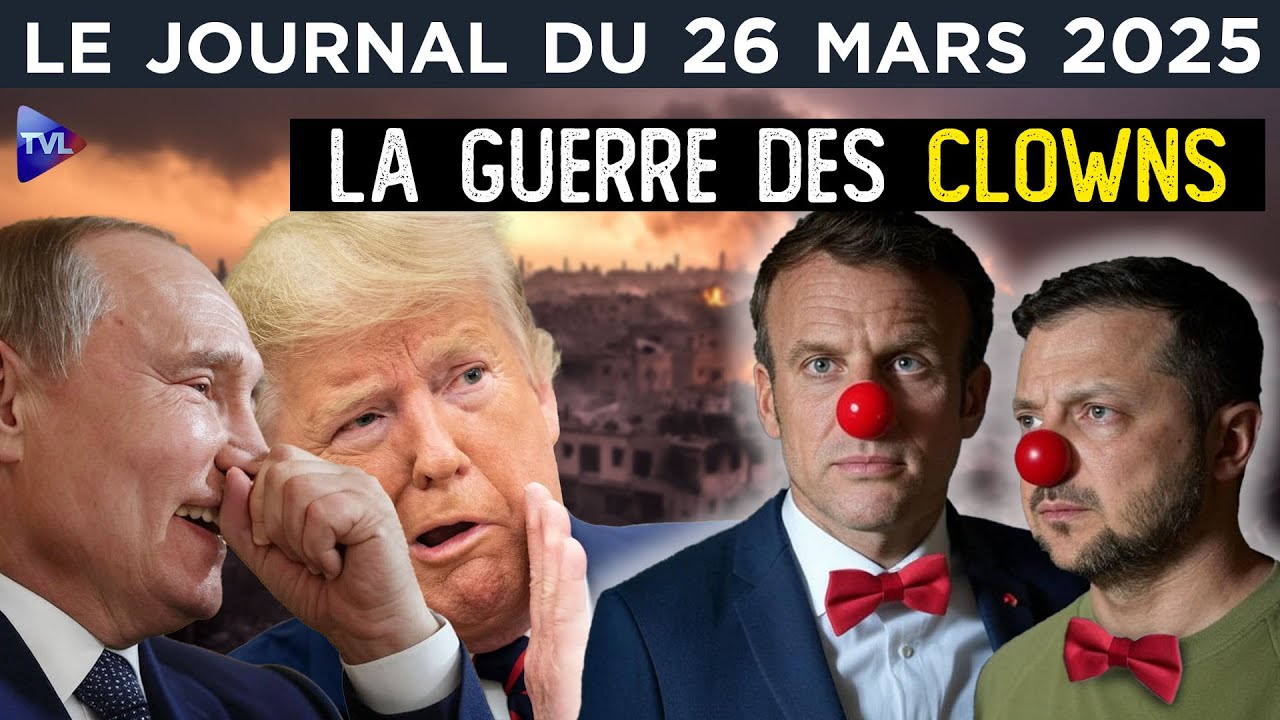 Zelensky-Macron : le duo des perdants - JT du mercredi 26 mars 2025
