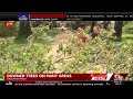 Tracking Storm Damage in Louisiana: Strong winds leaves behind storm damage at Longue Vue in Orle...