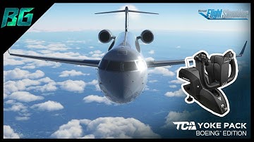 New Aerosoft CRJ 900 w/ Thrustmaster TCA Yoke & Throttle (Boeing Edition)  | MSFS (VATSIM)