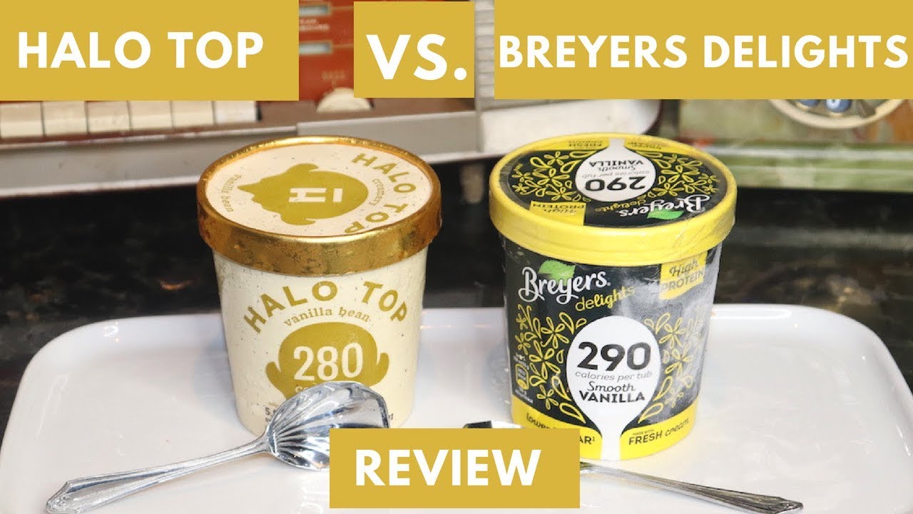 Halo Top Vs Breyers Delights Ice Cream Review Ice Cream For Weight