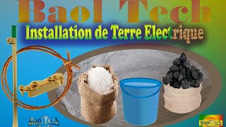 Installation de terre électrique