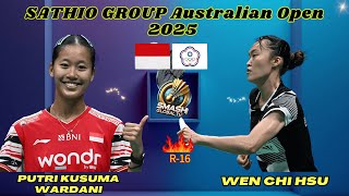 Pertarungan Sengit! Wen Chi Hsu (TPE) vs Putri Kusuma Wardani (INA) [2] | Australian Open 2025 – R16